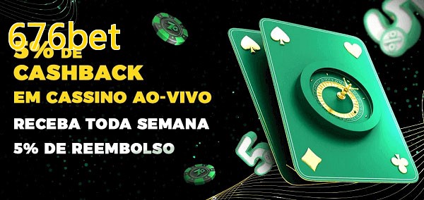 Promoções do cassino ao Vivo 676bet